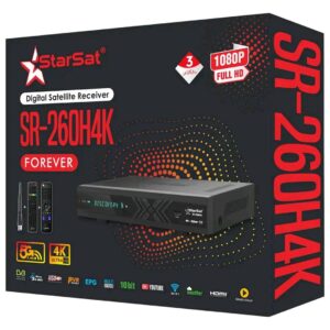 StarSat SR-260H 4K UHD 5G Supported Satellite Receiver